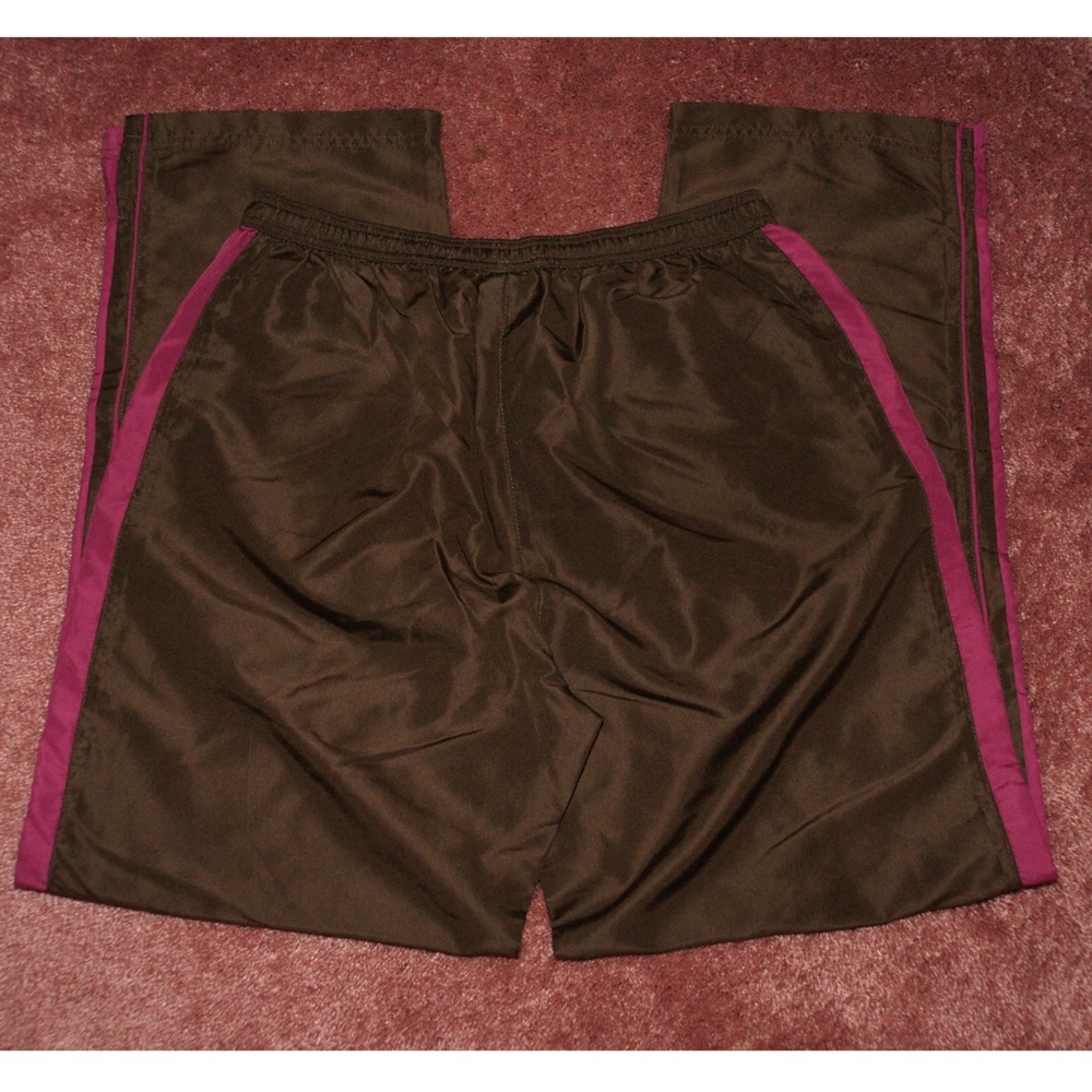BCG brown and pink track pants